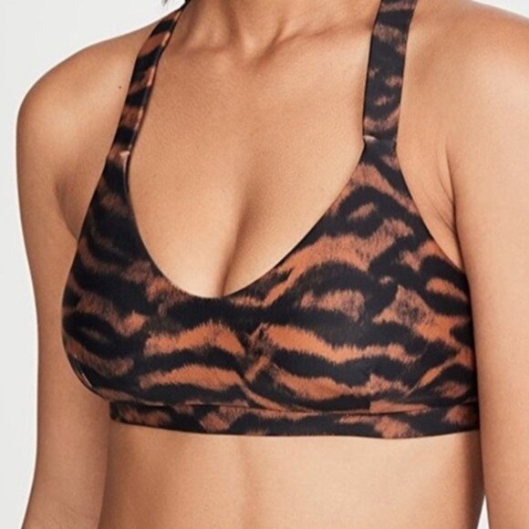 The Upside Other - The Upside Equinox Tiger Print Sports Bra Size M EC Rare Print
